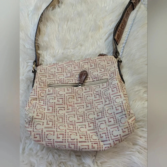 Liz Claiborne shoulder bag. Brown,Tan and hints of blue - Picture 7 of 10